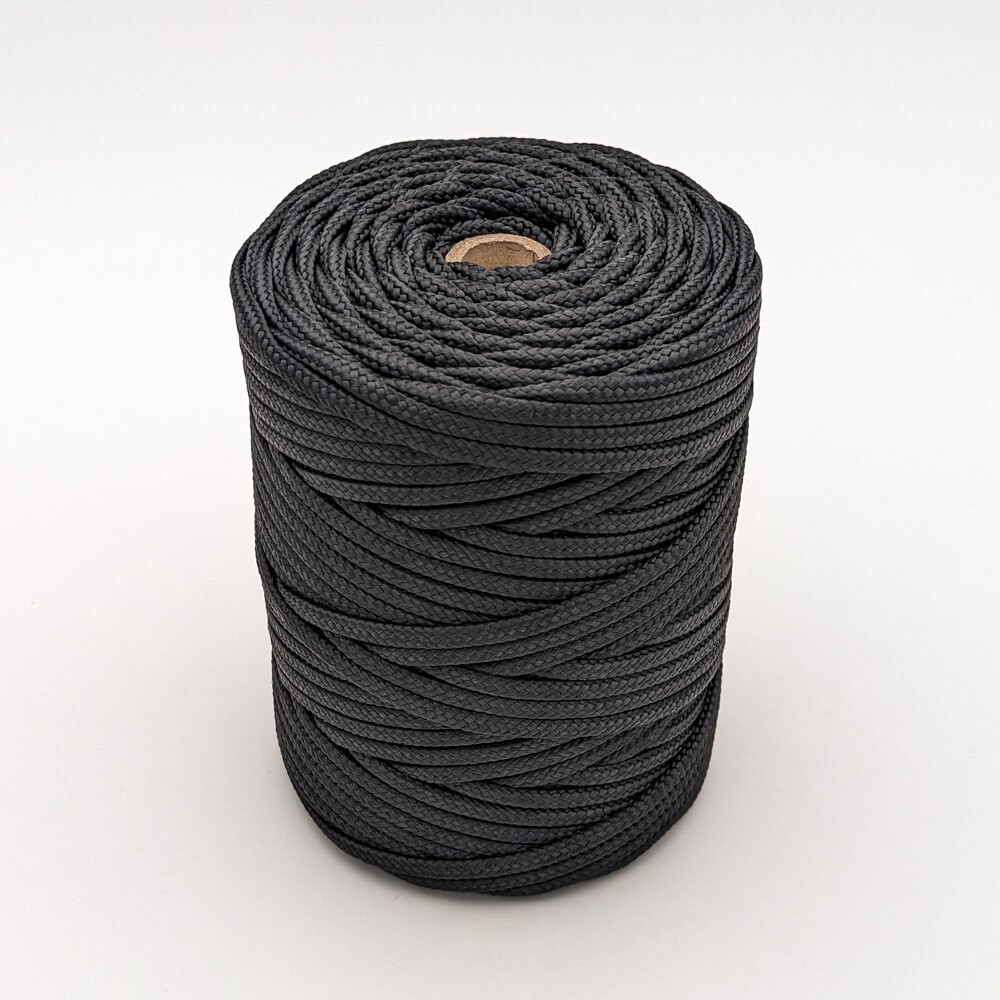 Bobine ficelle polyamide noir - ∅ de 4,75 ou 6,2 mm