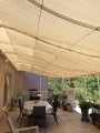 Filet de couverture de pergola - Ombrage important (± 95%) - plusieurs coloris - perméable