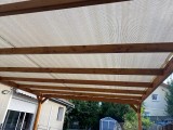 Filet de couverture de pergola - Ombrage important (± 95%) - plusieurs coloris - perméable