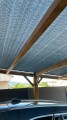 Filet de couverture de pergola - Ombrage important (± 95%) - plusieurs coloris - perméable