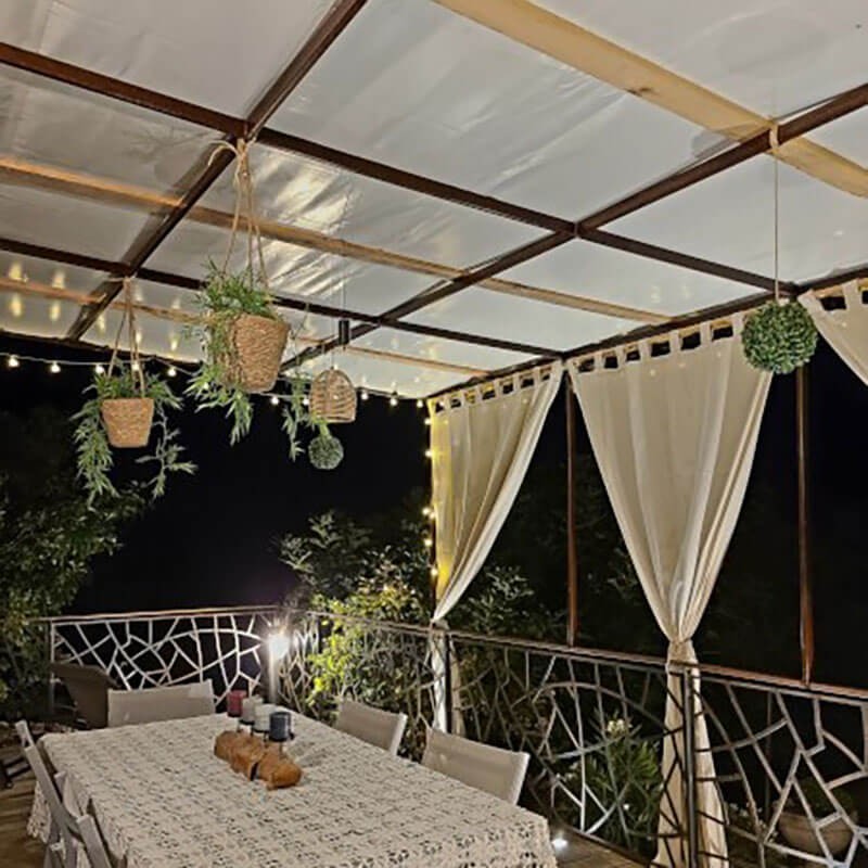 Bâche pour pergola ou tonnelle étanche