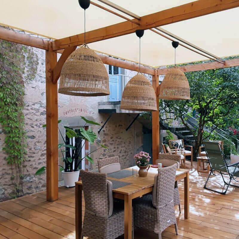 Bâche pour pergola ou tonnelle étanche