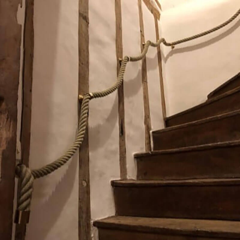 Bobine de cordage pour rampe d'escalier
