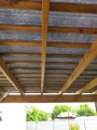 Filet de couverture de pergola - Ombrage important (± 95%) - plusieurs coloris - perméable