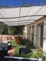 Filet de couverture de pergola - Ombrage important (± 95%) - plusieurs coloris - perméable