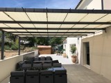 Filet de couverture de pergola - Ombrage important (± 95%) - plusieurs coloris - perméable