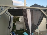 Filet de couverture de pergola - Ombrage important (± 95%) - plusieurs coloris - perméable