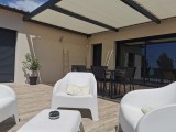 Filet de couverture de pergola - Ombrage important (± 95%) - plusieurs coloris - perméable