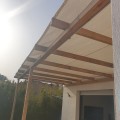 Filet de couverture de pergola - Ombrage important (± 95%) - plusieurs coloris - perméable