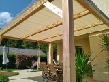 Filet de couverture de pergola - Ombrage important (± 95%) - plusieurs coloris - perméable