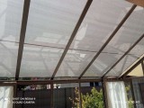 Filet de couverture de pergola - Ombrage important (± 95%) - plusieurs coloris - perméable