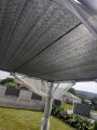 Filet de couverture de pergola - Ombrage important (± 95%) - plusieurs coloris - perméable