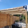 Filet de couverture de pergola - Ombrage important (± 95%) - plusieurs coloris - perméable