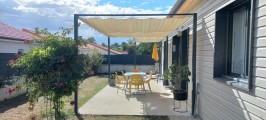 Filet de couverture de pergola - Ombrage important (± 95%) - plusieurs coloris - perméable