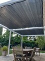 Filet de couverture de pergola - Ombrage important (± 95%) - plusieurs coloris - perméable