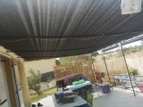 Filet de couverture de pergola - Ombrage important (± 95%) - plusieurs coloris - perméable