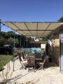 Filet de couverture de pergola - Ombrage important (± 95%) - plusieurs coloris - perméable