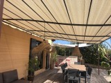 Filet de couverture de pergola - Ombrage important (± 95%) - plusieurs coloris - perméable