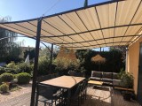 Filet de couverture de pergola - Ombrage important (± 95%) - plusieurs coloris - perméable