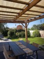 Filet de couverture de pergola - Ombrage important (± 95%) - plusieurs coloris - perméable