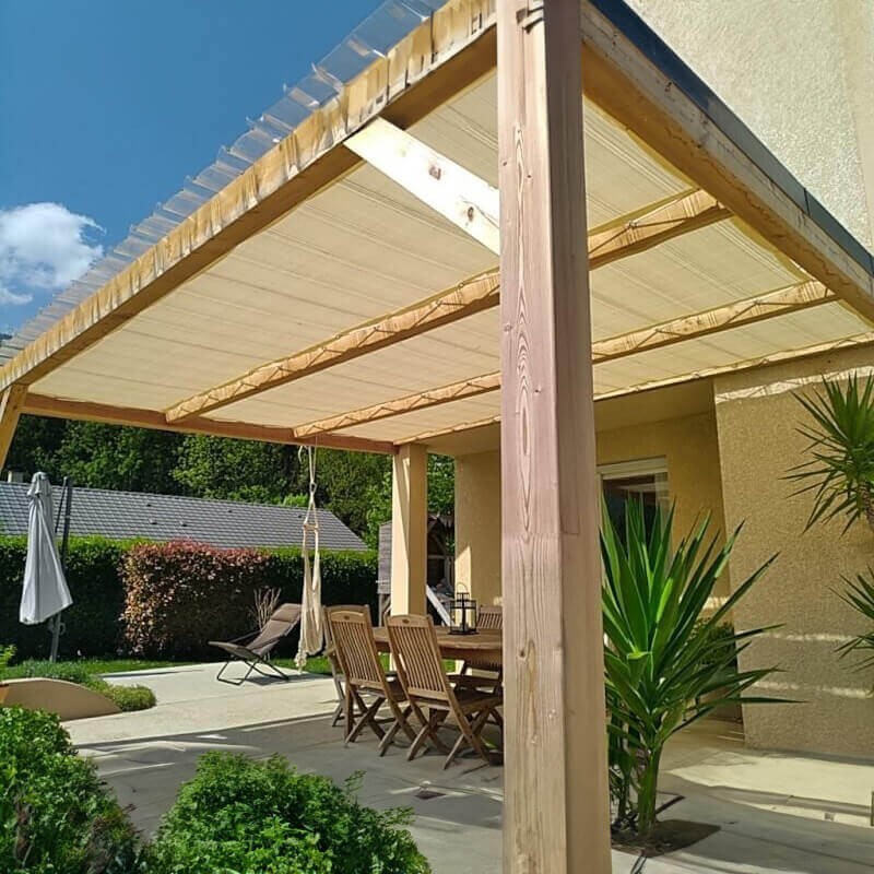 Filet de couverture de pergola - Plusieurs coloris