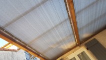 Filet de couverture de pergola - Ombrage important (± 95%) - plusieurs coloris - perméable